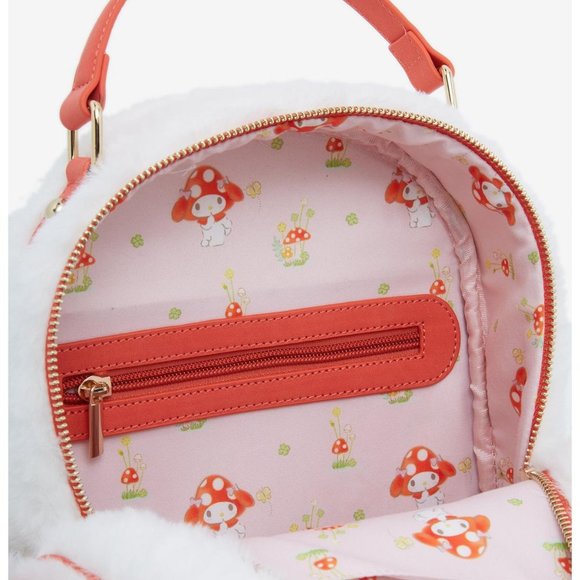 Brand New With Tags Sanrio My Melody Mushroom Figural Mini Backpack main image 4